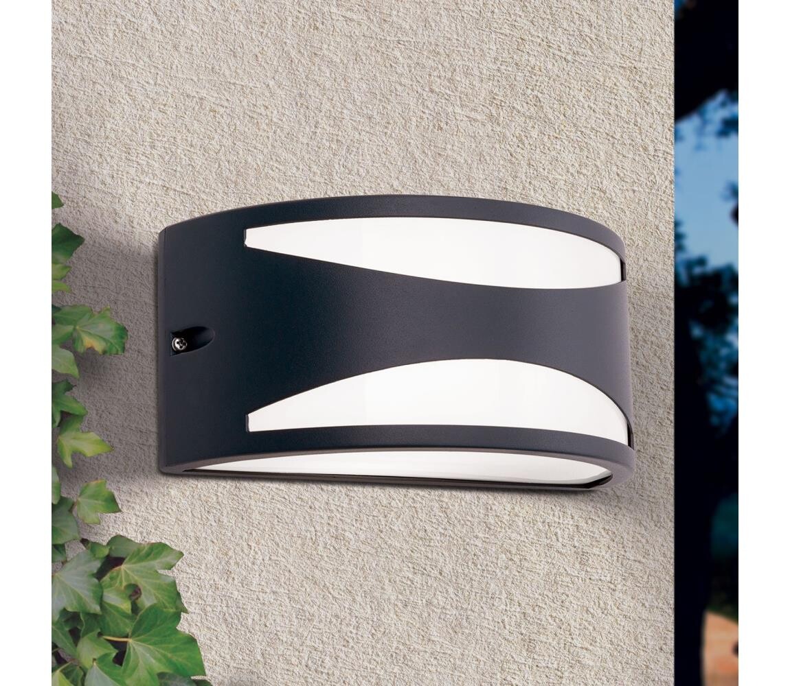 Orion - Venkovní nástěnné svítidlo SHELL 1xE27/40W/230V IP54 antracit AL 11-1193 anthrazit