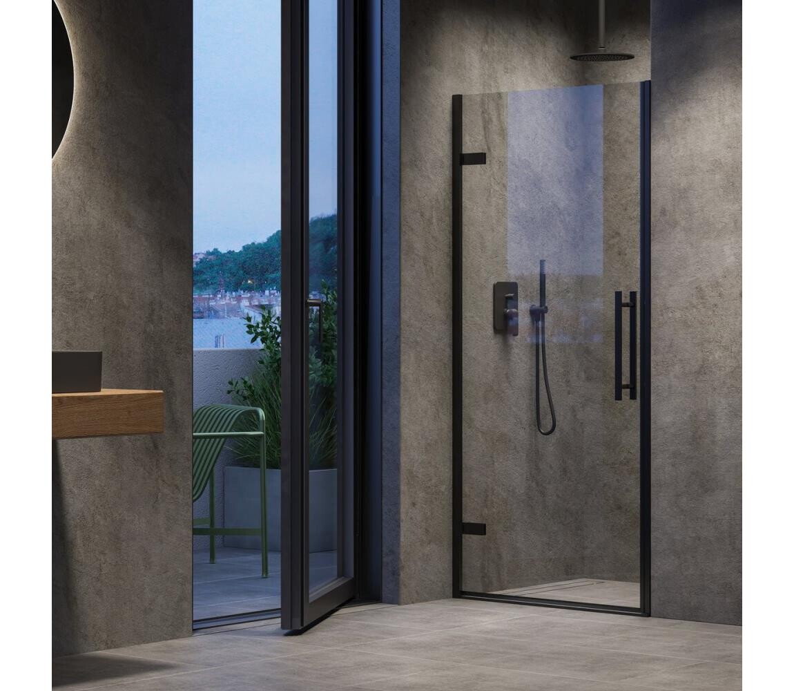Ravak X0VV70300Z1 - Sprchové dveře COOL 90x195 cm černá X0VV70300Z1