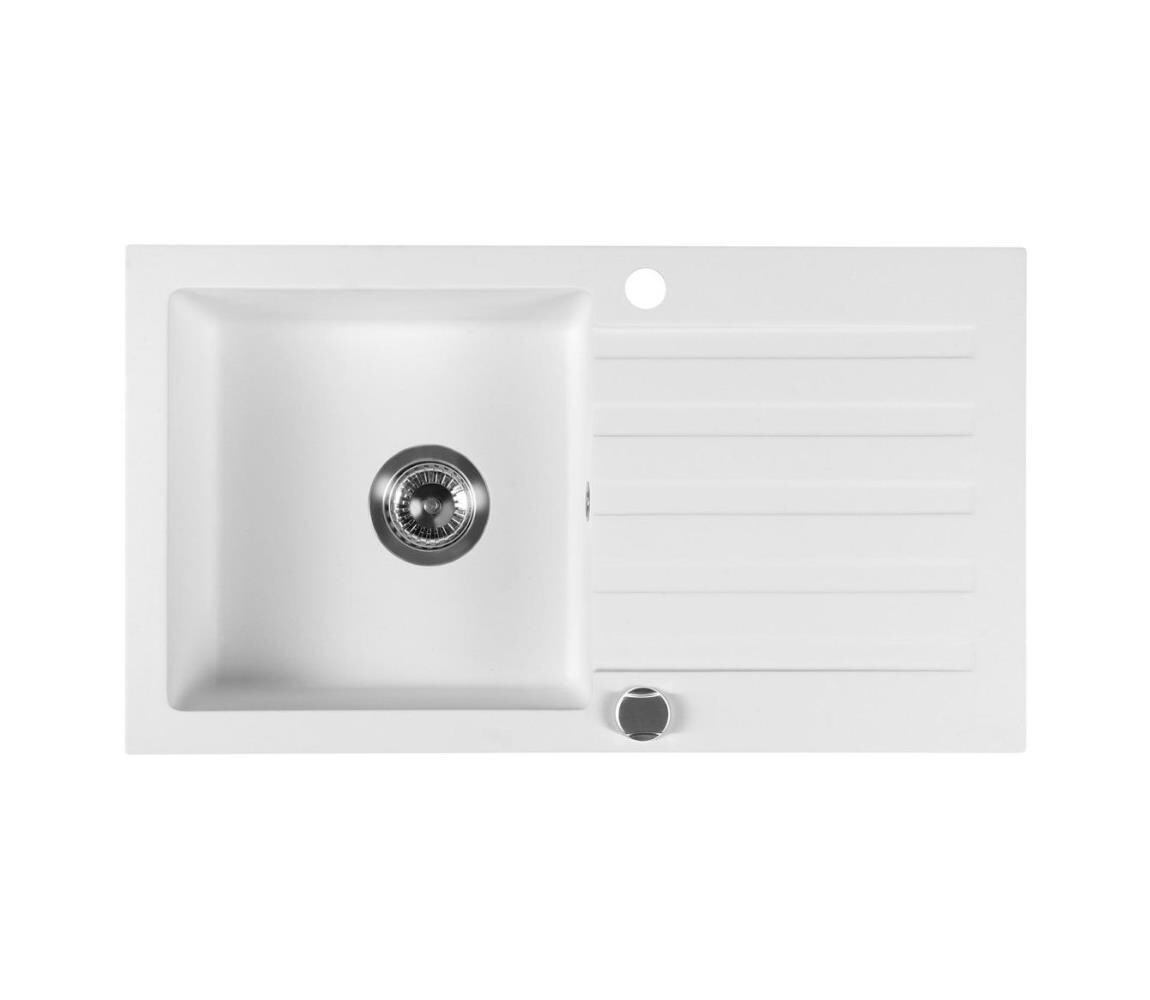 Sapho - Kuchyňský dřez 78x44 cm granit/bílá GR7201