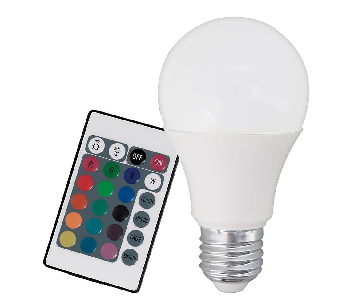 Stmívatelná RGB LED žárovka A60 E27/6W/230V 3000K - Eglo 10899 10899