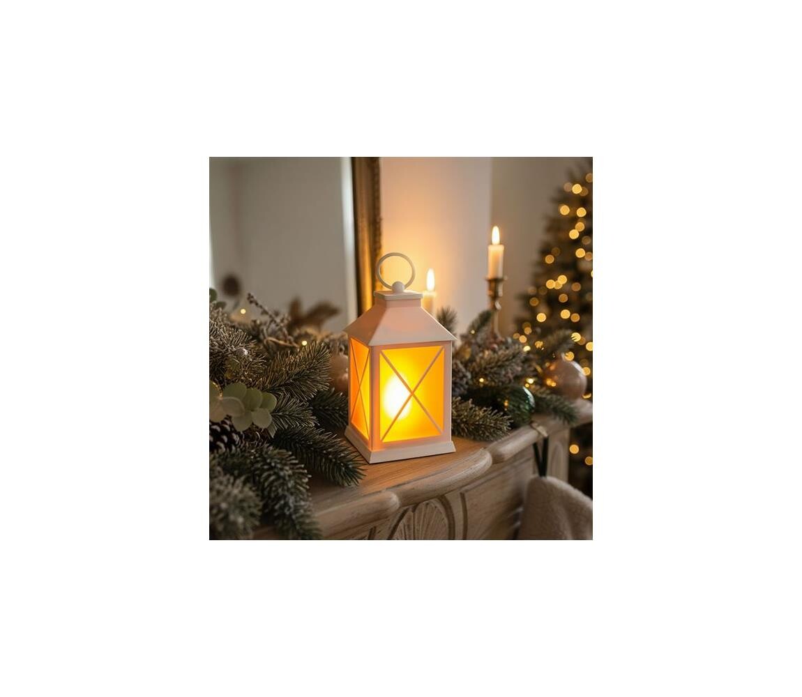 1V288 - LED Vánoční lucerna LED/2xAA teplá bílá 1V288