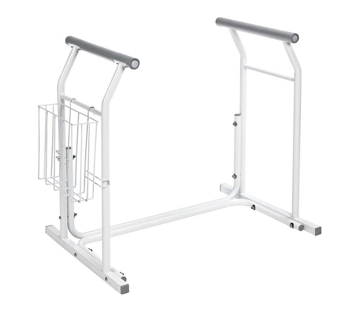 Ridder - Opěrná mobilní madla k WC 66x71,5 cm bílá A0110101