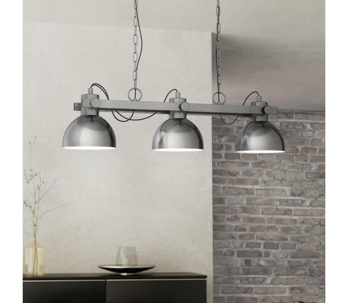 Eglo 43168 - Lustr na řetězu LUBENHAM 3xE27/28W/230V 43168