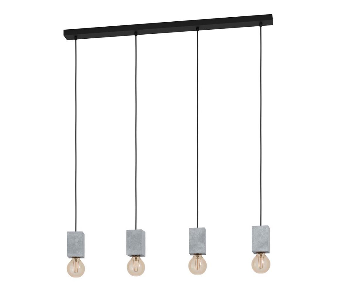 Eglo 43598 - Lustr na lanku PRESTWICK 4xE27/40W/230V 43598