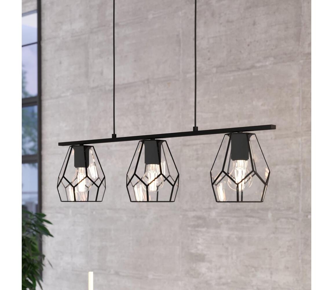 Eglo 43644 - Lustr na lanku MARDYKE 3xE27/40W/230V 43644