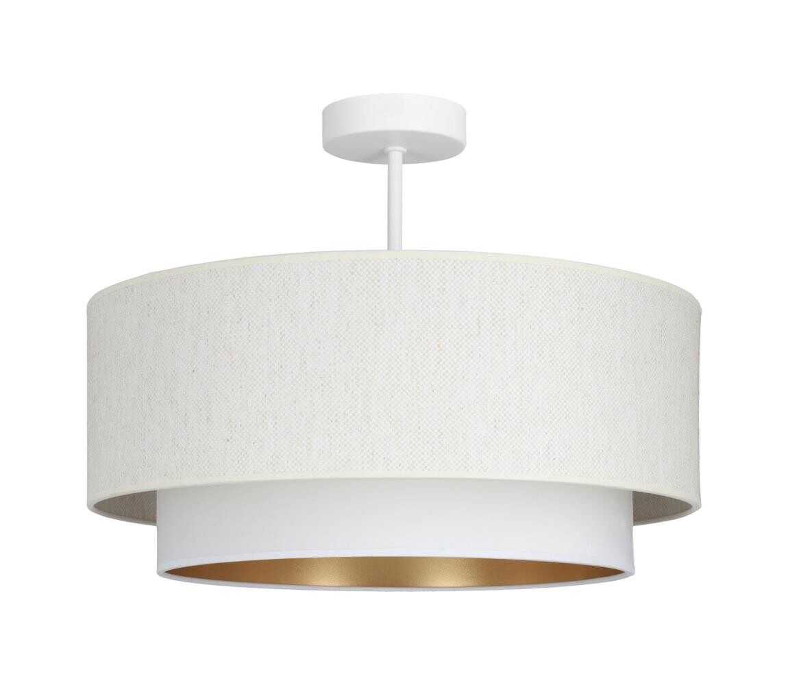 Přisazený lustr NATIA 1xE27/60W/230V bílá H0201