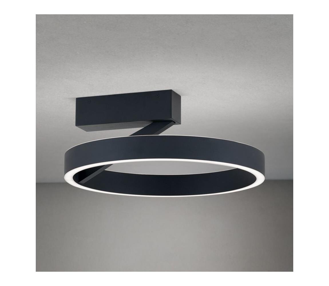 Orion - LED Stropní svítidlo KOLK LED/40W/230V 2700/3000/4000K pr. 40 cm černá DL 7-703/40 schwarz
