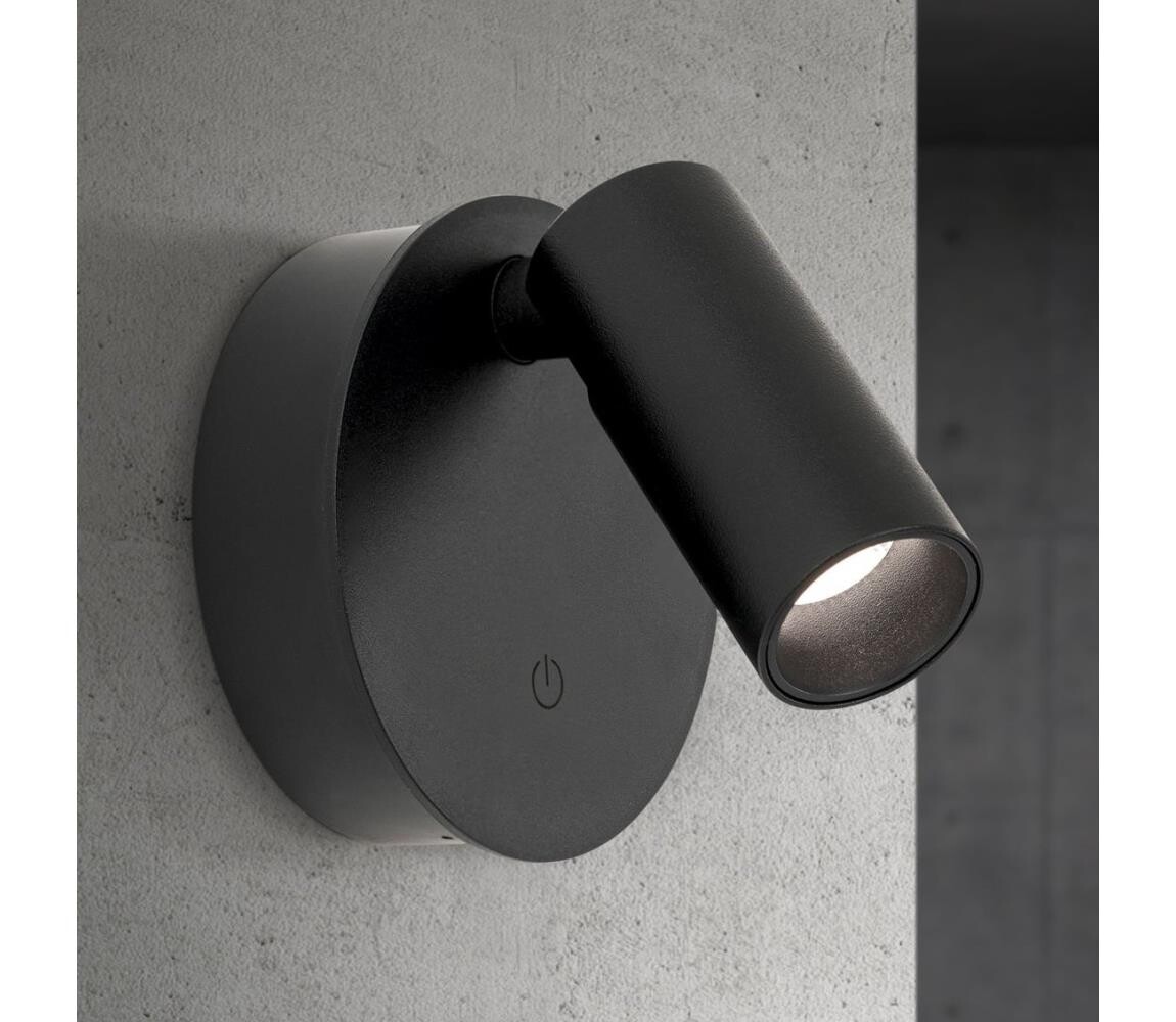 Orion - LED Stm. nabíjecí svítidlo LUXY LED/1W/5V 2200 mAh 2700/3000/4000K černá Str 10-605 schwarz