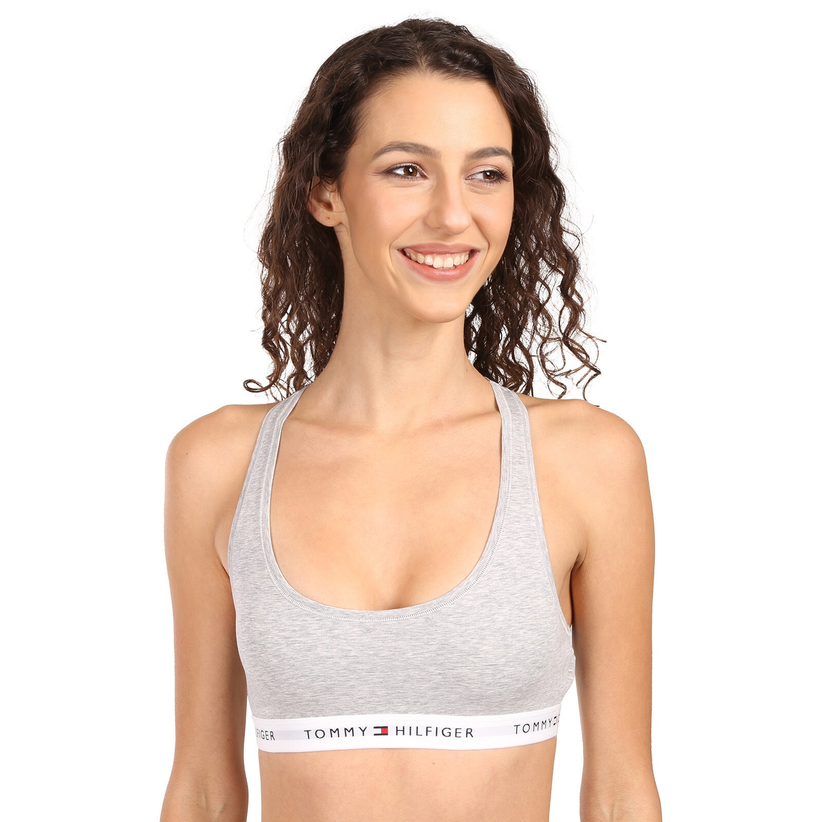 Dámská podprsenka Tommy Hilfiger šedá (UW0UW03820 P61) L