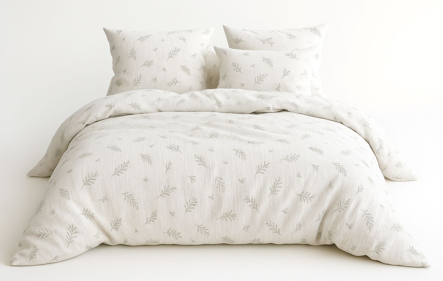 Matex Mušelínové povlečení 140x200 + 70x90 cm - Nature