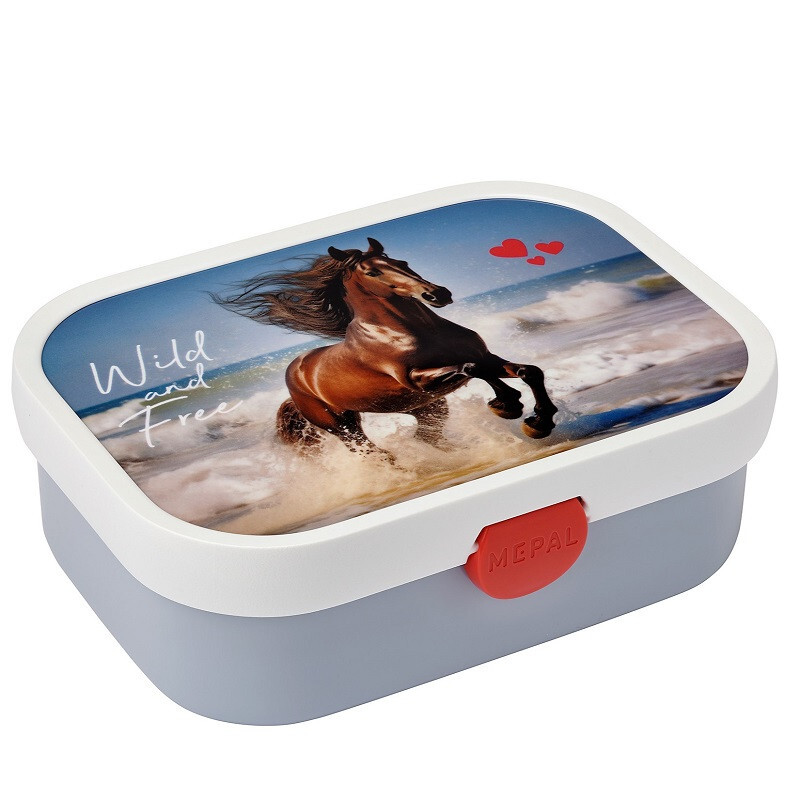 Dětský svačinový box Campus, 750ml, Mepal, divoký kůň