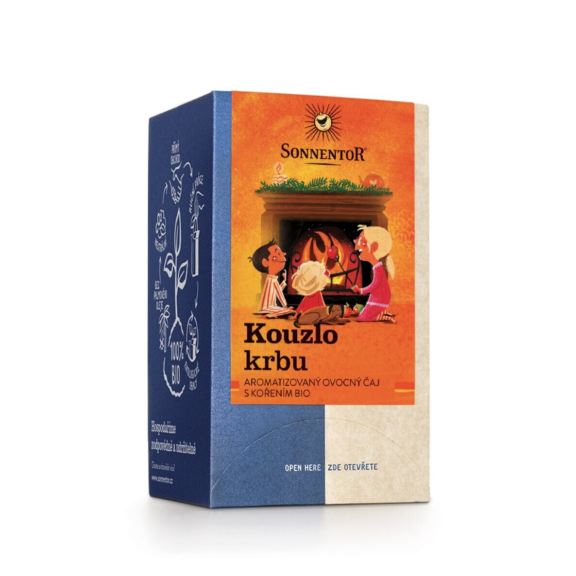 Čaj porcovaný BIO - Kouzlo krbu 45 g SONNENTOR