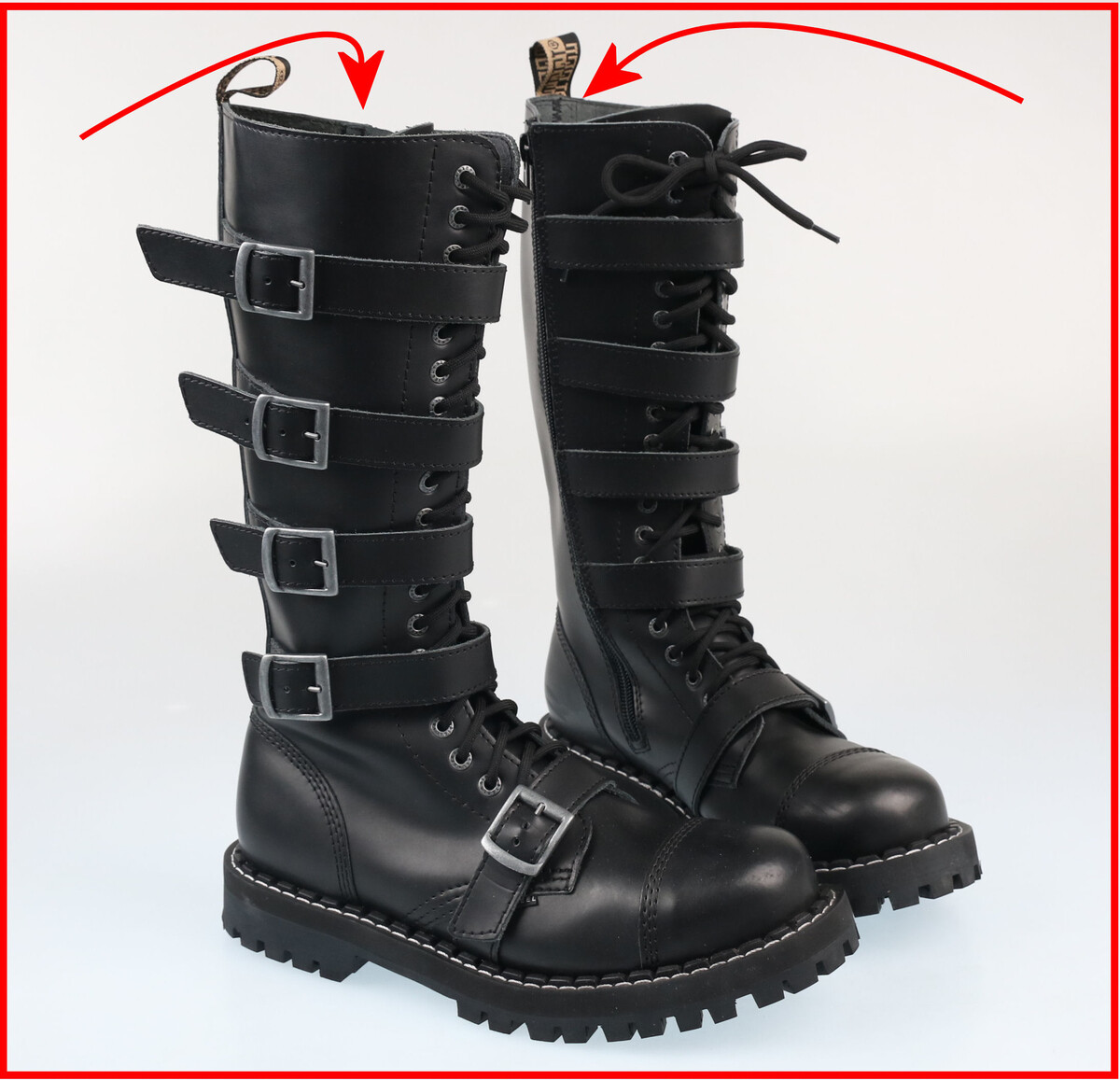 boty STEEL - 20 dírkové - POŠKOZENÉ 45