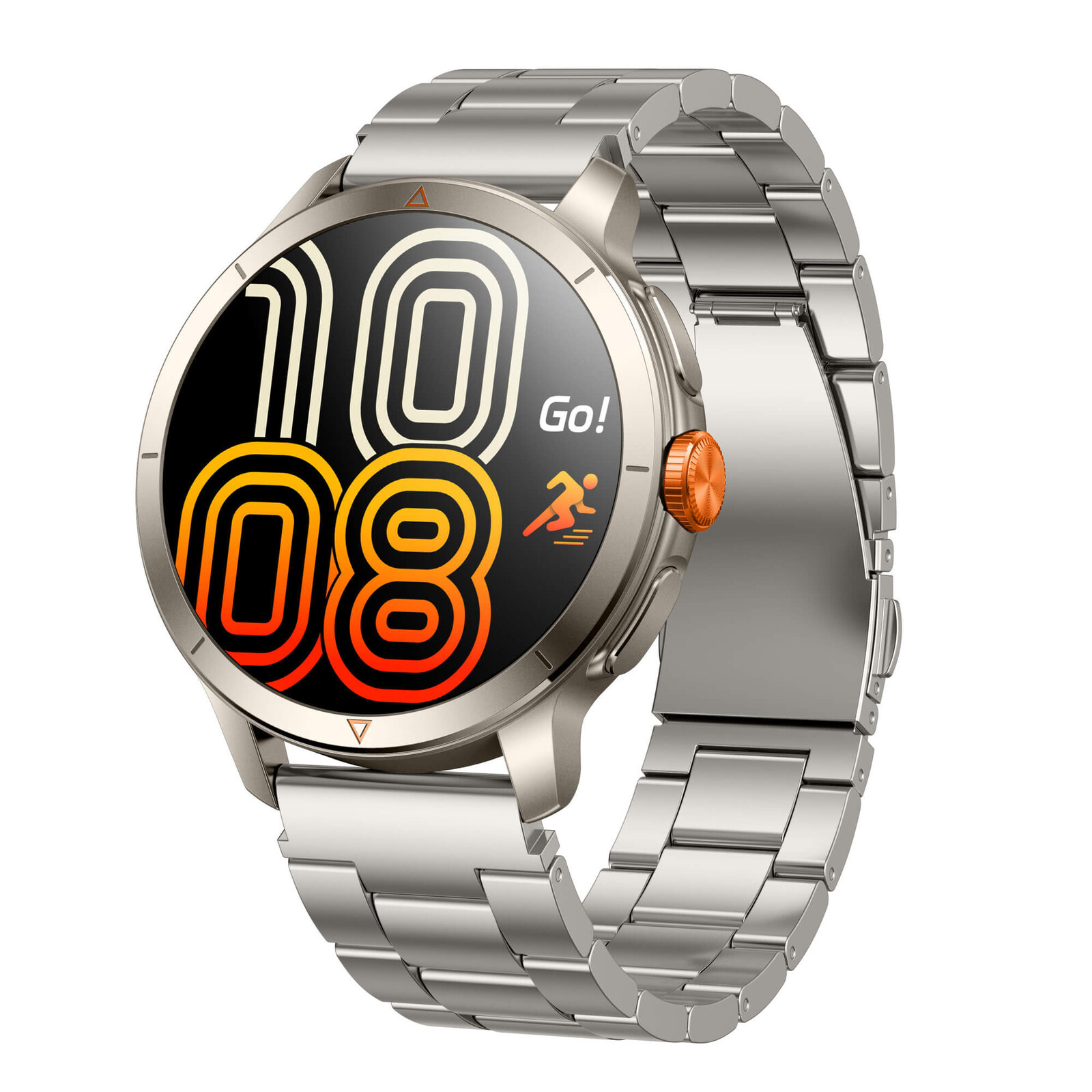 ARMODD Silentwatch 8 Pro GPS titanová s kovovým řemínkem