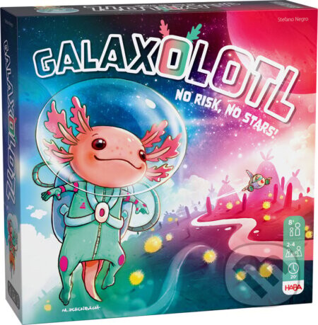 Spoločenská rodinná hra Galaxolotl - Haba