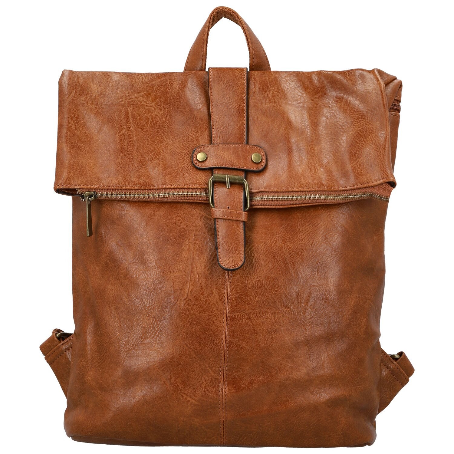 Dámský batoh hnědý - Paolo bags Tulia hnědá