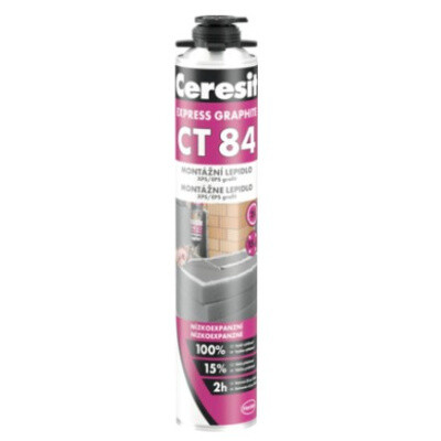 CERESIT CT 84 EXPRESS GRAPHITE cassette, 850ml
