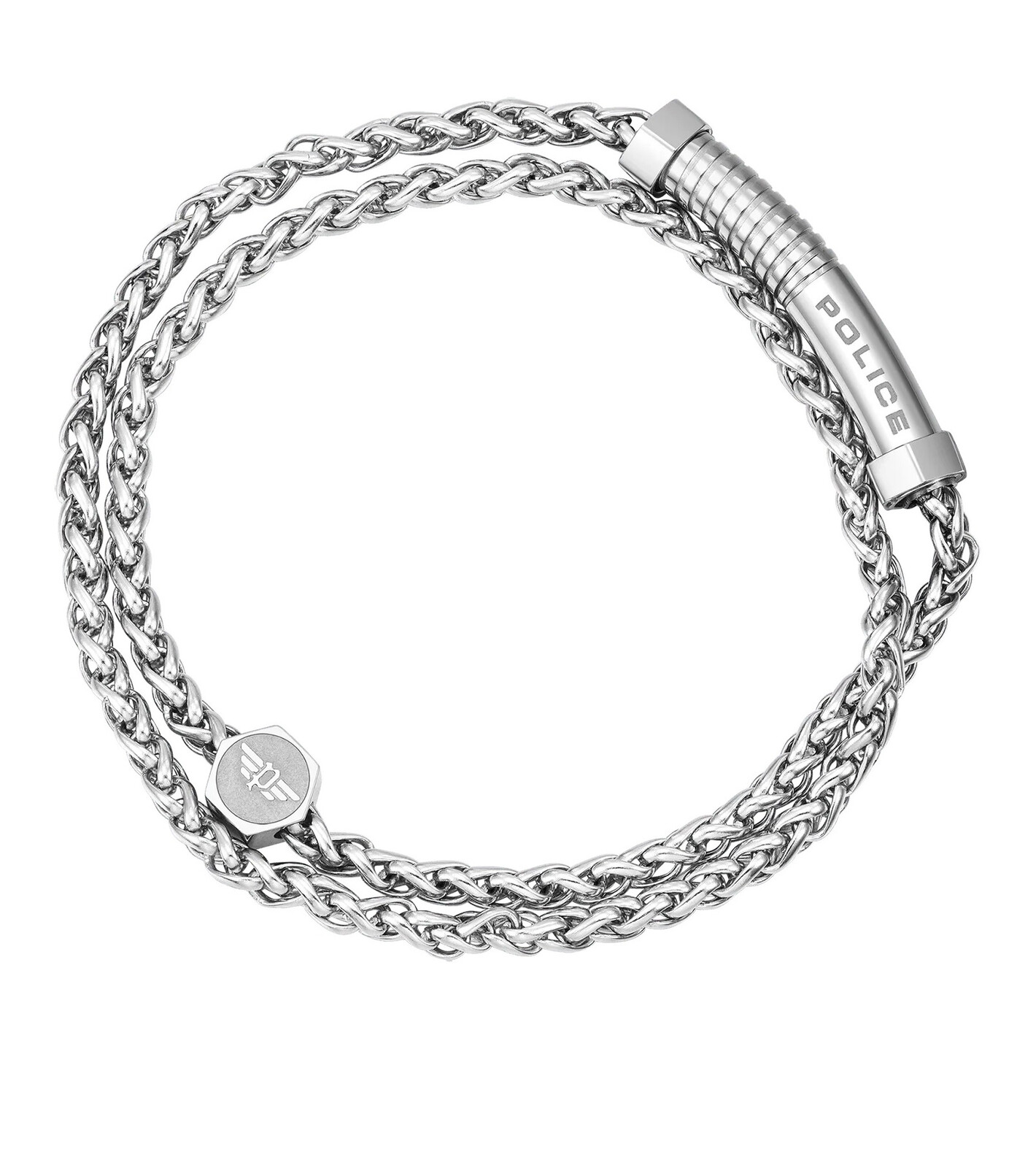 Moderní dvojitý náramek z oceli Urban Rebel PEAGB2211245/6 Police / Délka: 43 cm