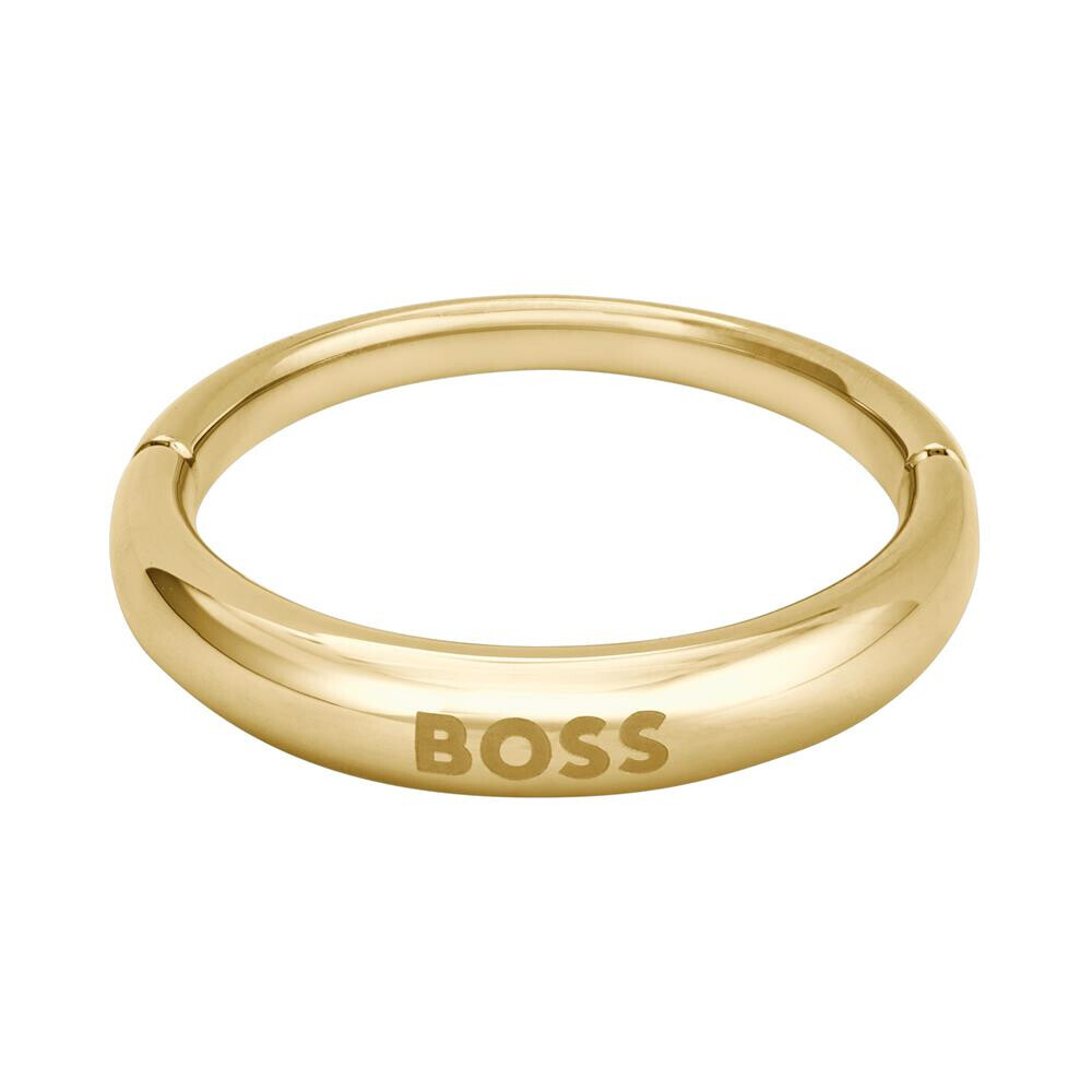 Minimalistický pozlacený prsten pro ženy 1580620 Hugo Boss / Obvod: 55 mm - 55 mm