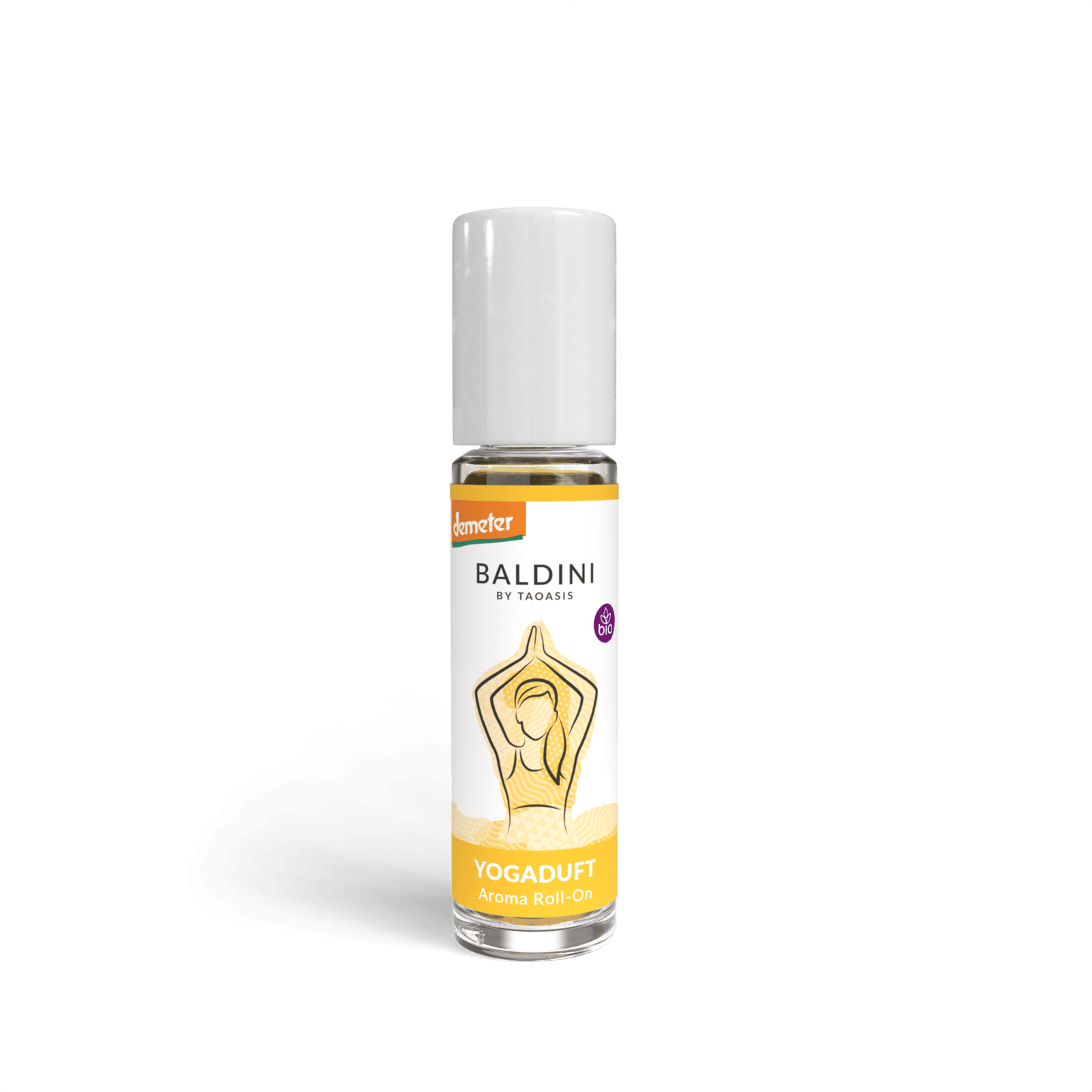 TAOASIS Baldini Aroma roll-on Yoga Scent BIO (10 ml) - uzemňující, harmonizující a vyrovnávající
