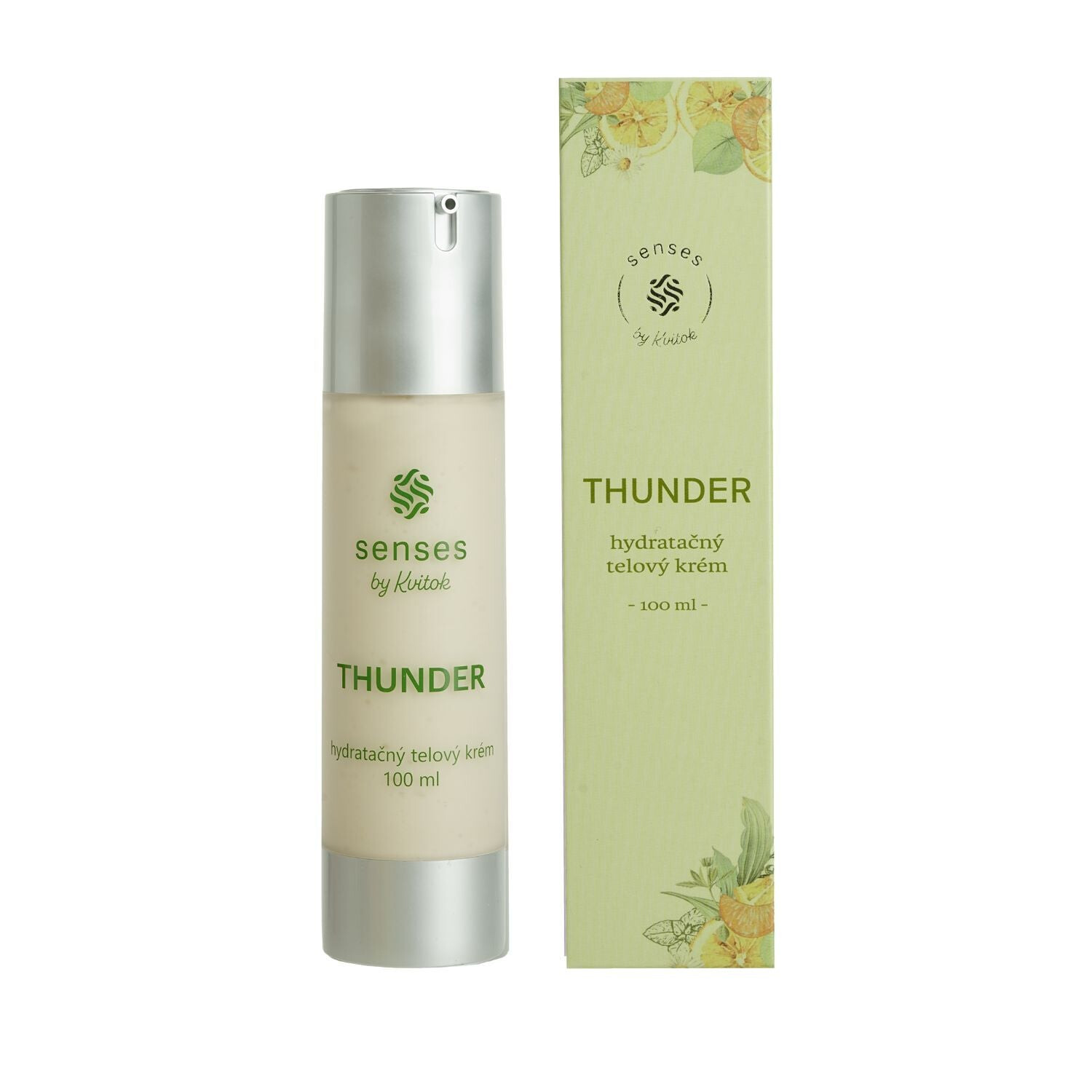 Kvitok Senses Hydratační tělový krém Thunder (100 ml) - svěže kořenitá vůně