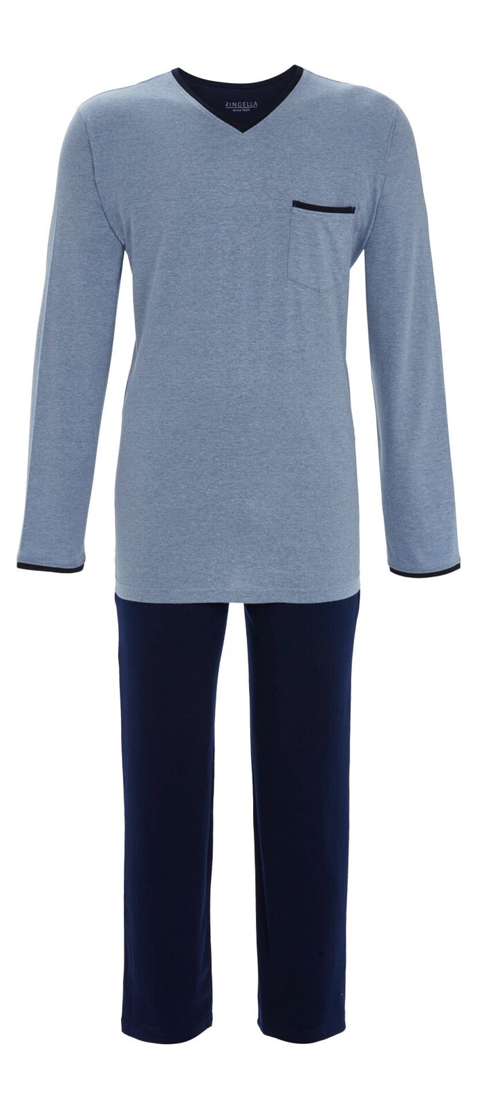 Pyžamo dlouhé pánské RINGELLA (5541218-06), Velikost 48, Barva modrá