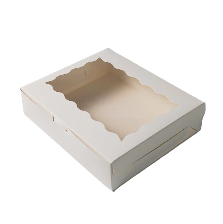 Hospodyňkám.cz Krabička Bílá s okénkem 24x20x6cm