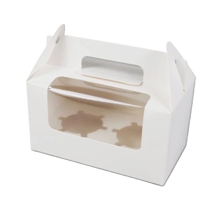 Hospodyňkám.cz Krabička s okénkem na 2ks cupcakes