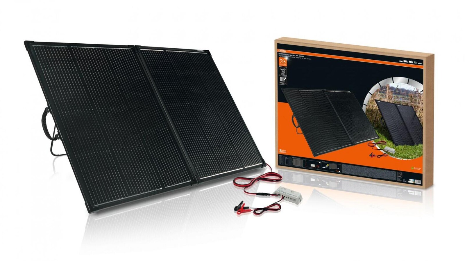 OSRAM BATTERYcharge SOLAR solární panel 200W 10,8A (18.54V) 1ks OHPS200