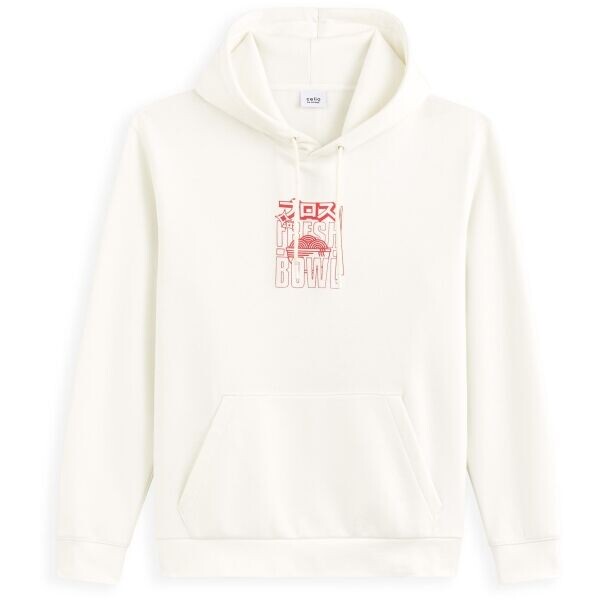 CELIO FEJABOWL Pánská mikina, bílá, velikost