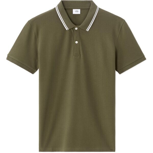 CELIO LEPRIME Pánské polotričko, khaki, velikost