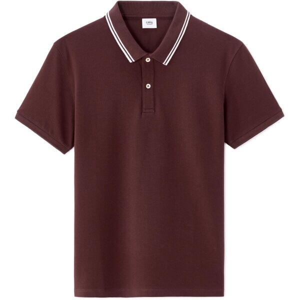CELIO LEPRIME Pánské polotričko, vínová, velikost