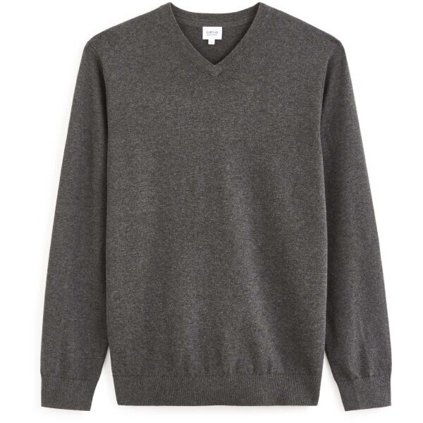 CELIO DECOTONV Pánský svetr, tmavě šedá, velikost