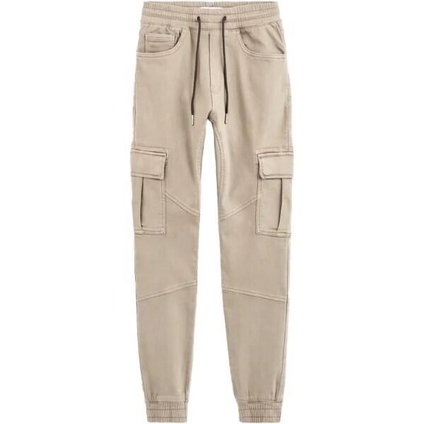 CELIO VOKIT Pánské kalhoty, béžová, velikost