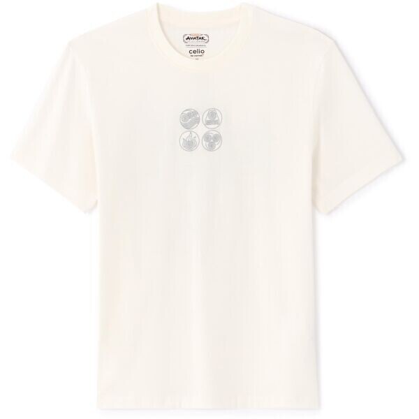 CELIO LMEAVA Pánské tričko, bílá, velikost