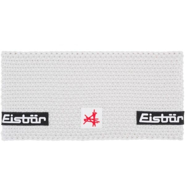 Eisbär JAMIE Dámská zimní čelenka, bílá, velikost