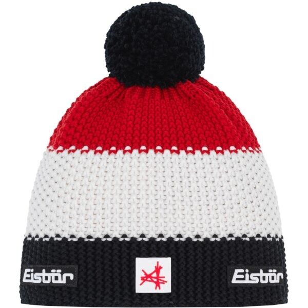 Eisbär STAR POMPON Univerzální zimní čepice, bílá, velikost