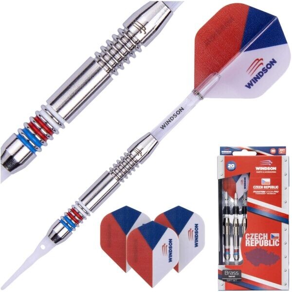 Windson CZECH 20 G Soft šipky, stříbrná, velikost