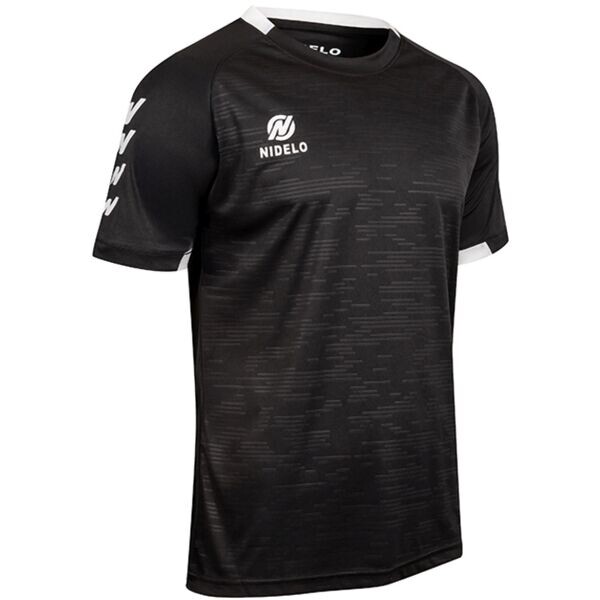 NIDELO PLAYER SHIRT S/S BREST Sportovní dres, černá, velikost