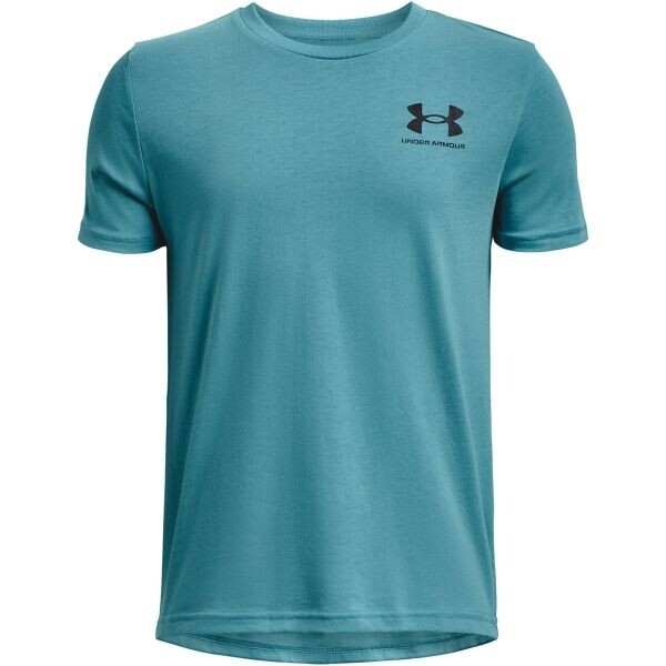 Under Armour SPORTSTYLE LEFT CHEST Chlapecké tričko s krátkým rukávem, modrá, velikost S