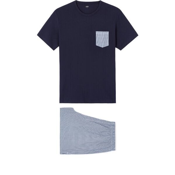 CELIO GIPYSHORT Pánské pyžamo, tmavě modrá, velikost