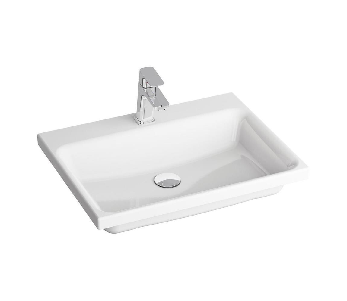 Ravak XJX01260001 - Zápustné umyvadlo COMFORT 60x46 cm keramika/bílá XJX01260001