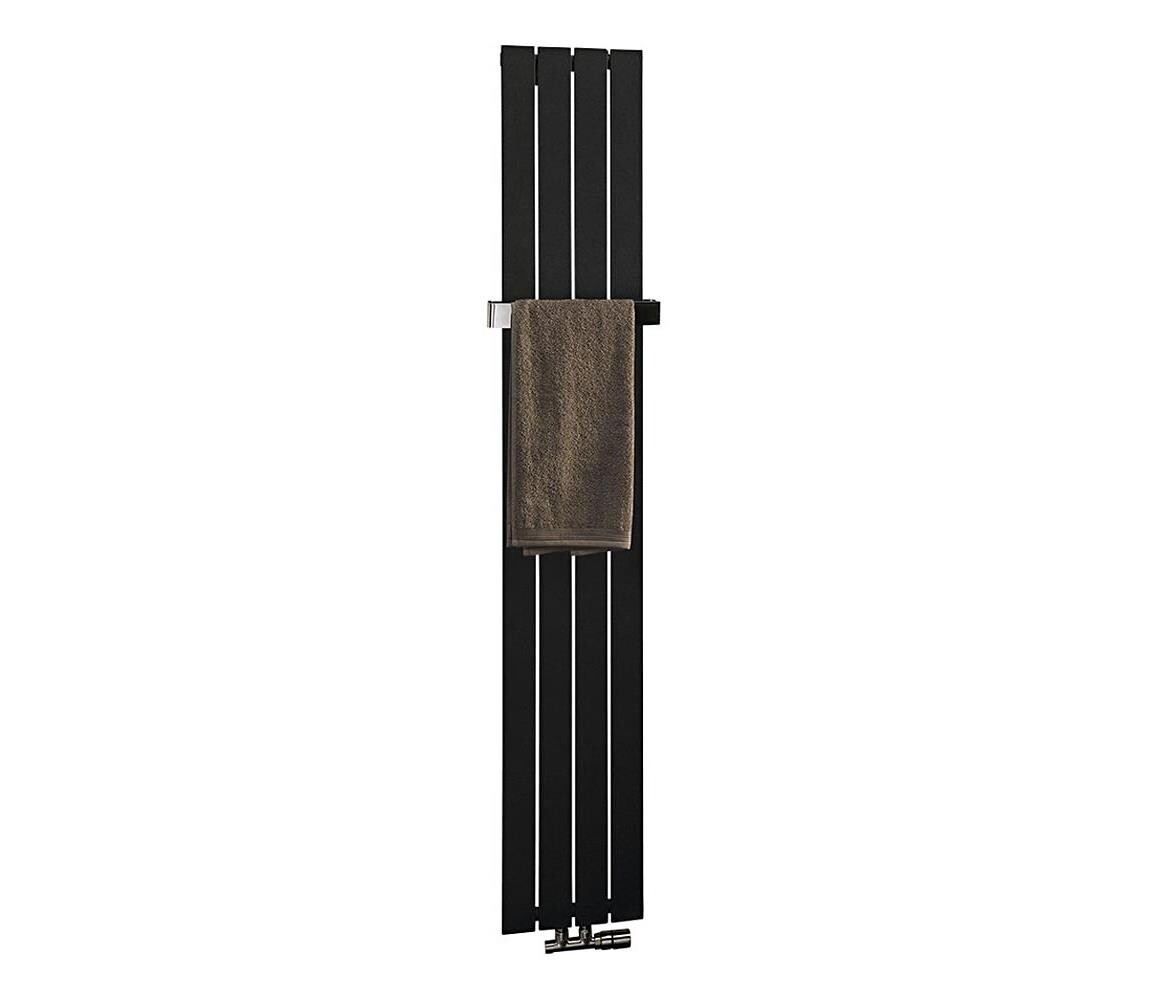 Sapho - Koupelnový radiátor COLONNA 614W230V 29x180 cm černá IR144