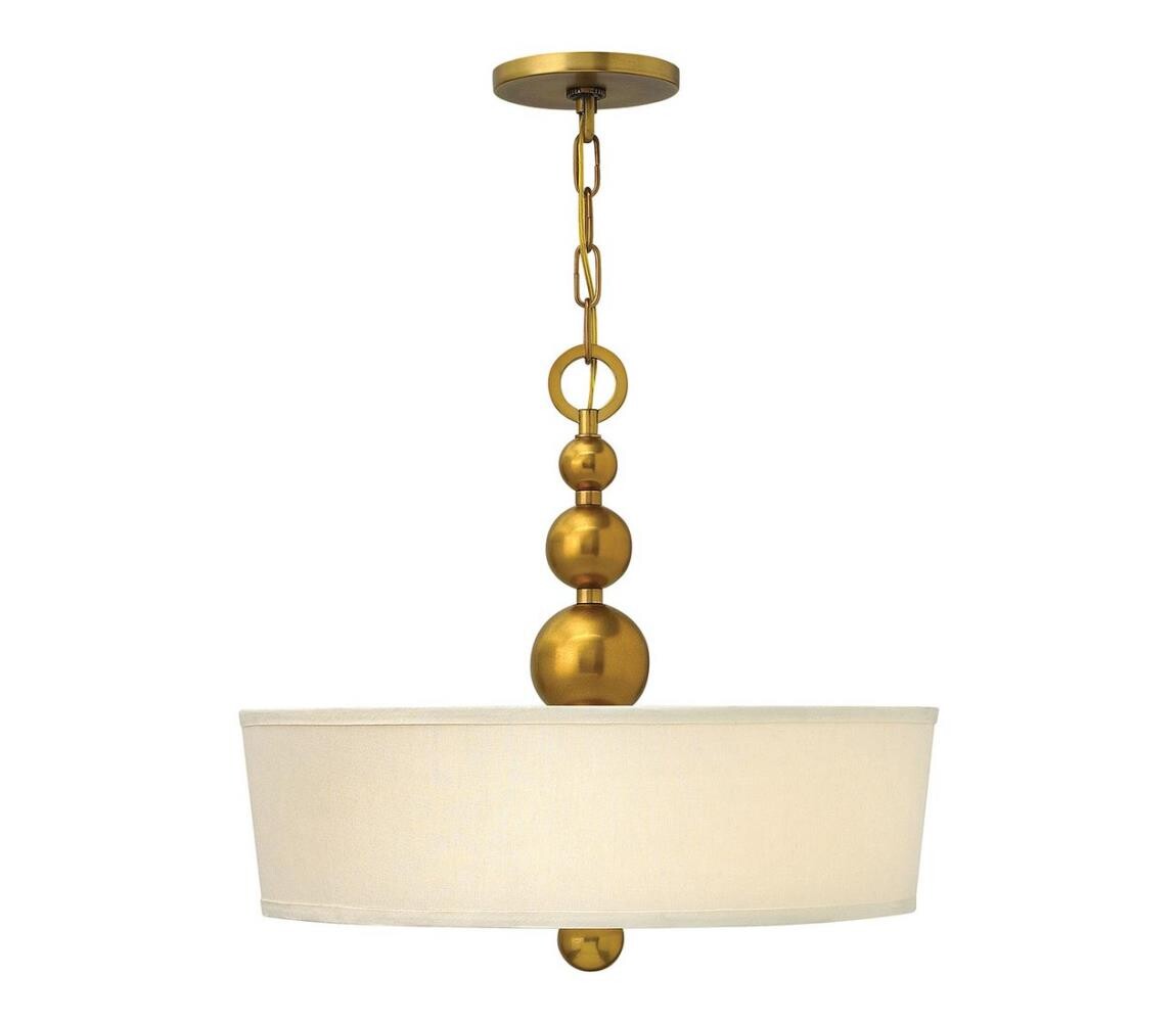 Elstead Hinkley HK-ZELDA-P-B-VS - Lustr na řetězu ZELDA 3xE27/60W/230V mosaz HK-ZELDA-P-B-VS