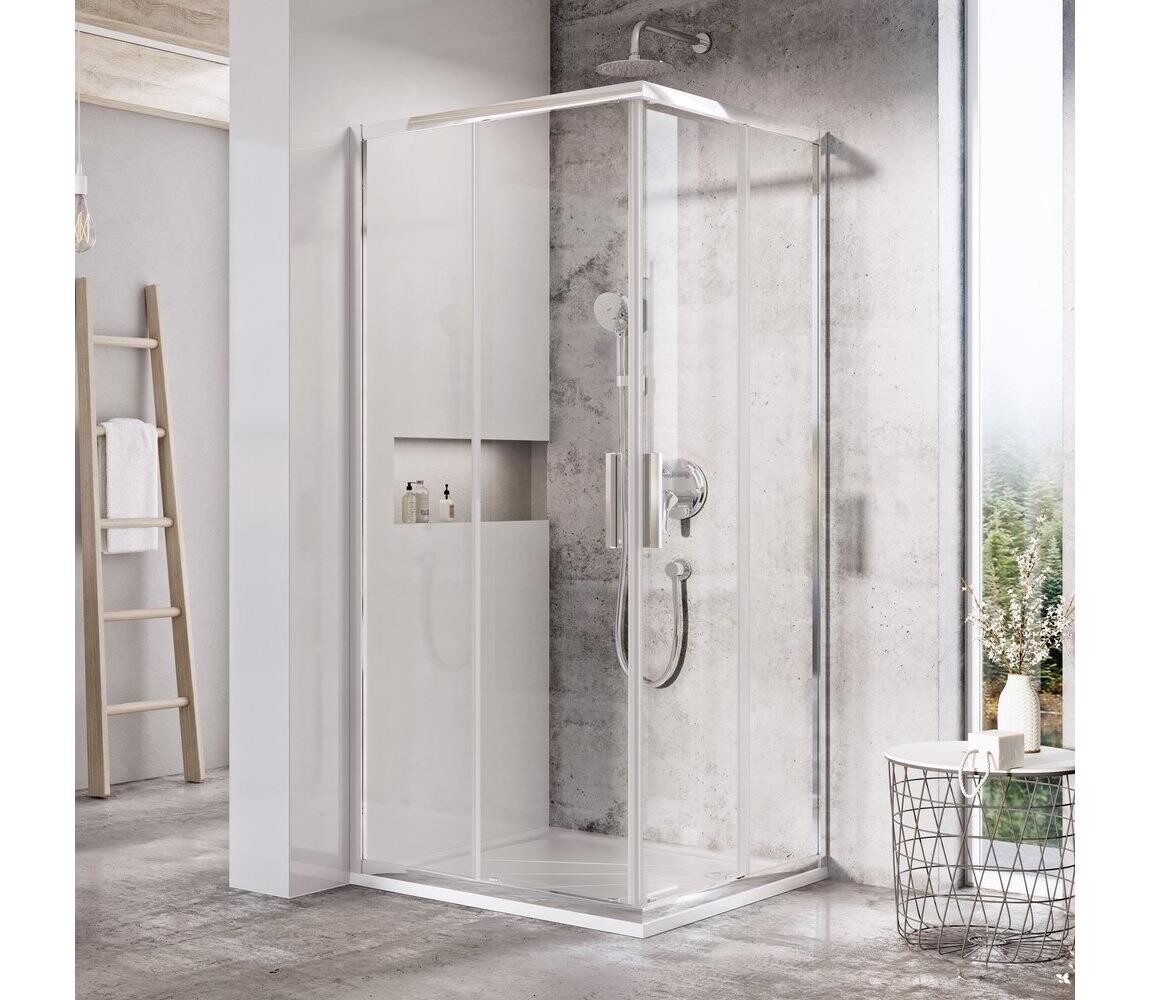 Ravak X1LM70C00Z1-Sprchový kout čtyřdílný rohový BLIX SLIM 90x90 cm lesklý chrom X1LM70C00Z1