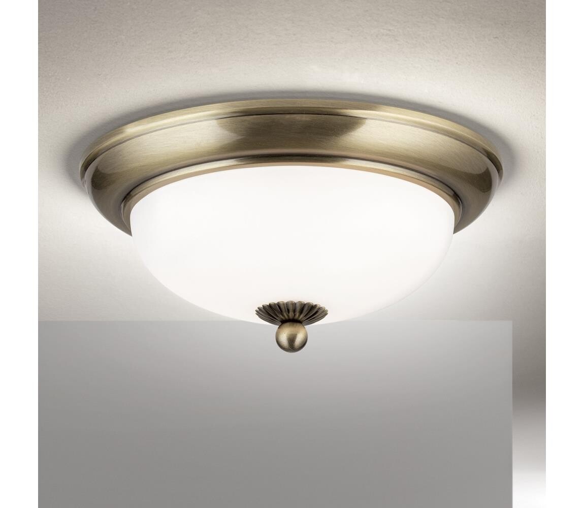 Orion - Stropní svítidlo EMPIRA 2xE14/40W/230V pr. 26,5 cm bronz DL 7-792/26 Patina