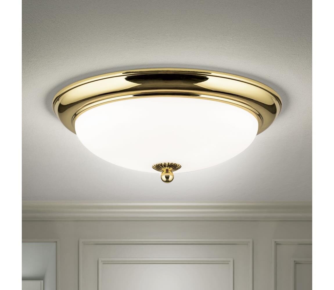 Orion - Stropní svítidlo EMPIRA 2xE27/40W/230V pr. 35,5 cm zlatá DL 7-792/35 gold