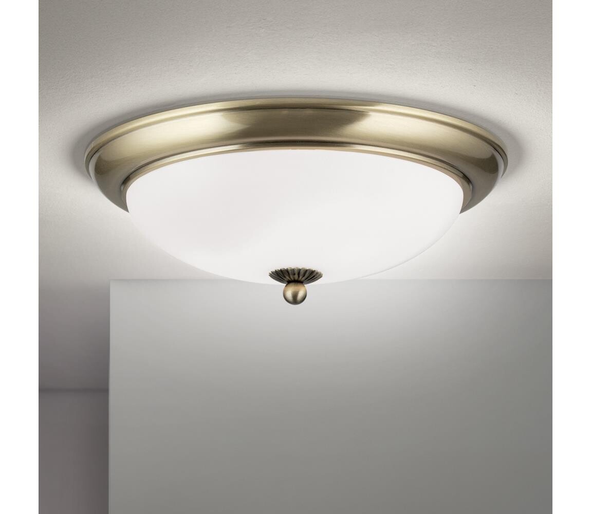 Orion - Stropní svítidlo EMPIRA 2xE27/40W/230V pr. 35,5 cm bronz DL 7-792/35 Patina