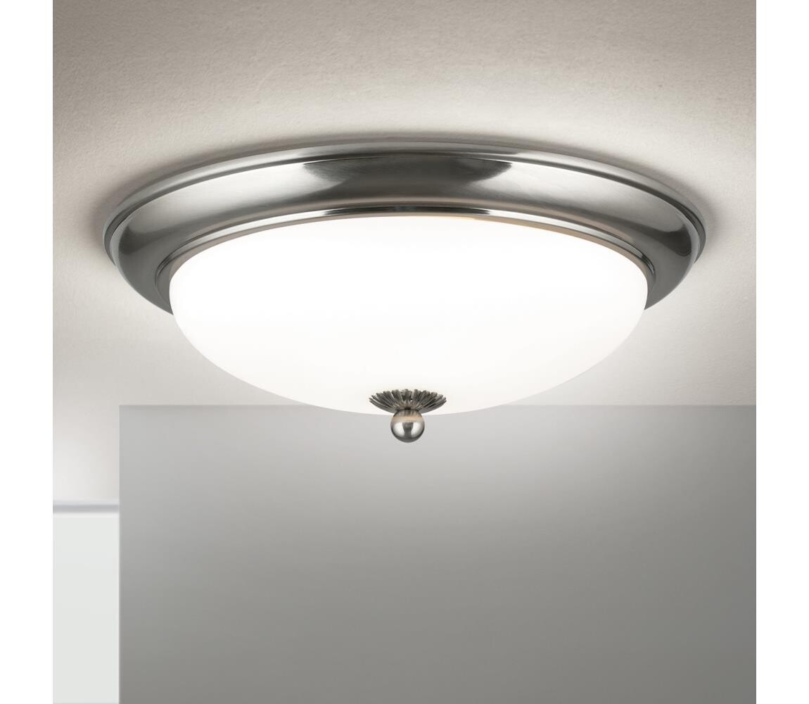 Orion - Stropní svítidlo EMPIRA 2xE27/40W/230V pr. 35,5 cm matný chrom DL 7-792/35 satin