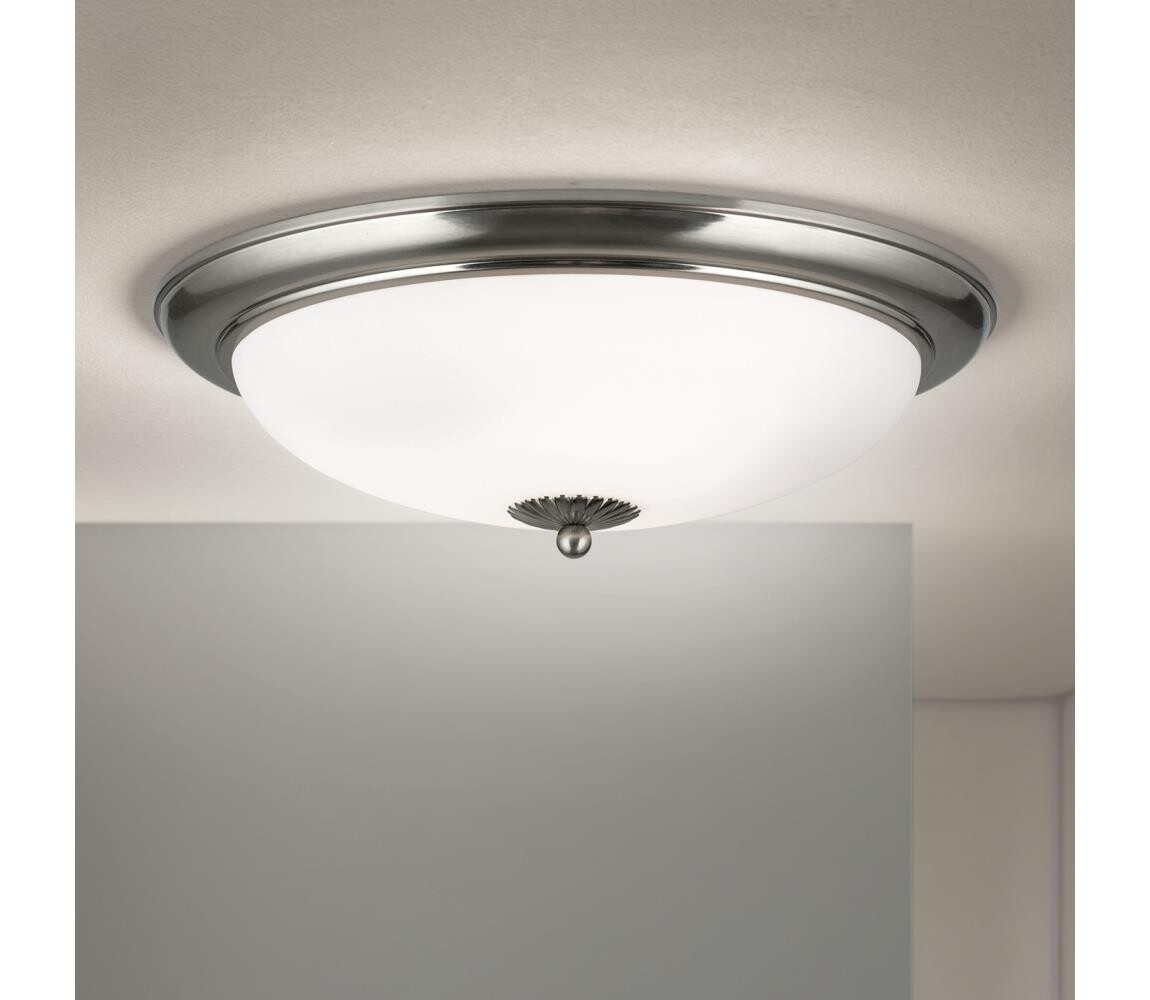 Orion - Stropní svítidlo EMPIRA 3xE27/40W/230V pr. 48 cm matný chrom DL 7-792/47 satin